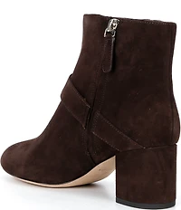 kate spade new york Spade Suede Flower Booties