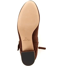 kate spade new york Spade Suede Flower Booties
