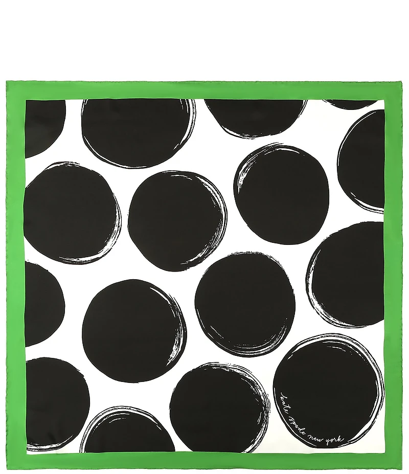 kate spade new york Splodge Silk Square Scarf