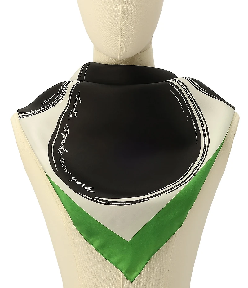 kate spade new york Splodge Silk Square Scarf