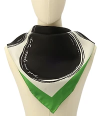 kate spade new york Splodge Silk Square Scarf