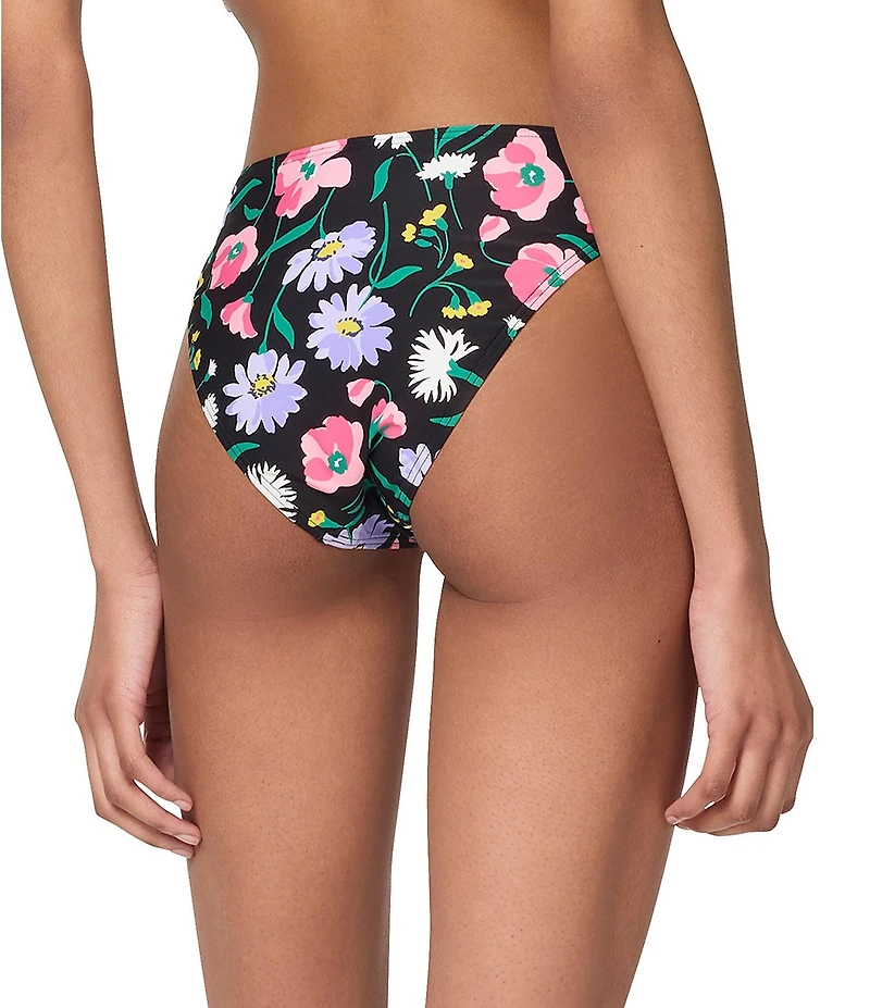 kate spade new york Spring Bouquet High Cut Leg Hipster Swim Bottom