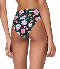 kate spade new york Spring Bouquet High Cut Leg Hipster Swim Bottom