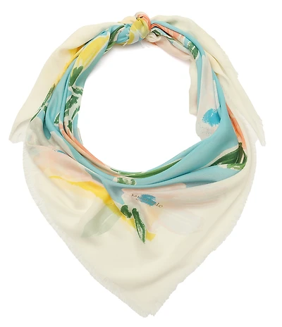 kate spade new york Spring Roses Large Square Scarf