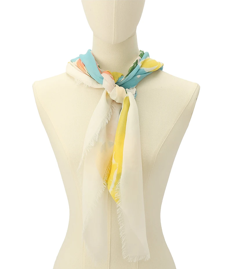 kate spade new york Spring Roses Large Square Scarf