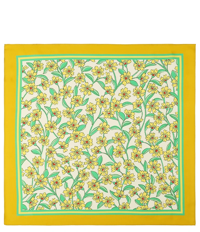 kate spade new york Springtime Ditsy Silk Bandana Scarf