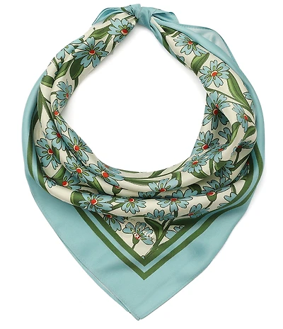 kate spade new york Springtime Ditsy Silk Bandana Scarf