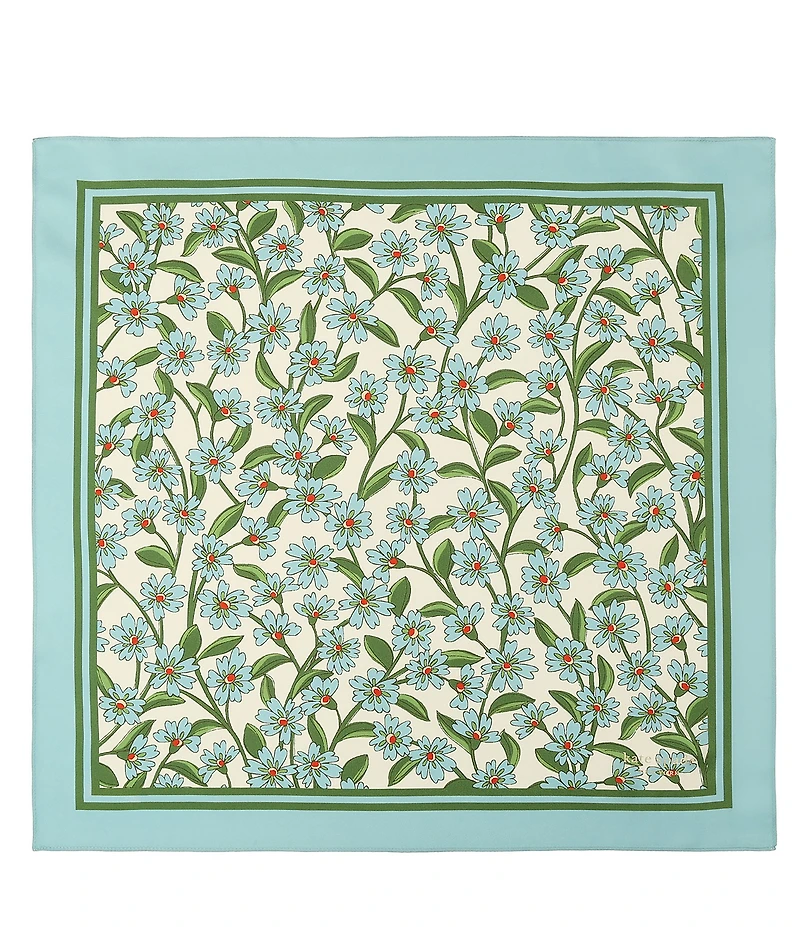 kate spade new york Springtime Ditsy Silk Bandana Scarf