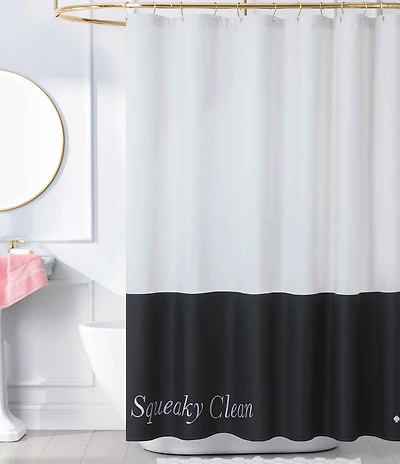 kate spade new york Squeaky Clean Color Block Shower Curtain