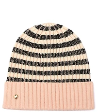 kate spade new york Stripe Cuff Knit Beanie
