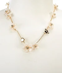 kate spade new york Summer Daze Flower Scatter Collar Necklace