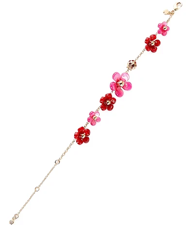 kate spade new york Summer Daze Resin Flower Scatter Line Bracelet