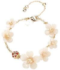 kate spade new york Summer Daze Resin Flower Scatter Line Bracelet