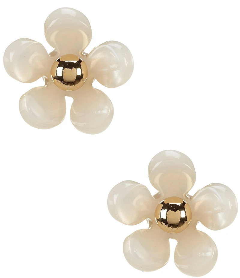 kate spade new york Summer Daze Resin Flower Stud Earrings