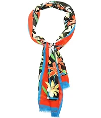 kate spade new york Summer Lilies Oblong Scarf