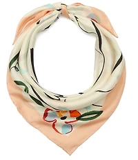kate spade new york Swans Silk Square Scarf
