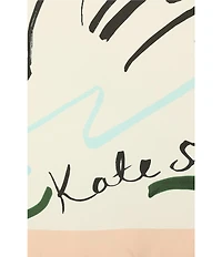kate spade new york Swans Silk Square Scarf