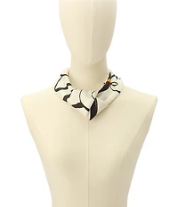 kate spade new york Swans Silk Square Scarf