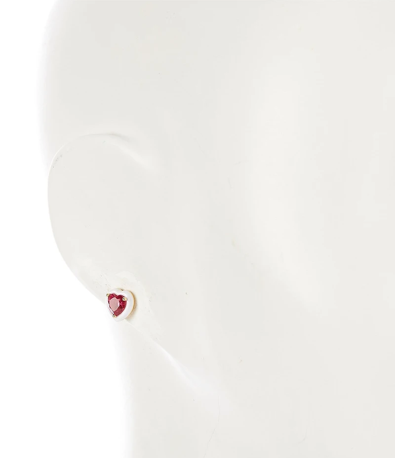 kate spade new york Sweetheart Crystal Stud Earrings