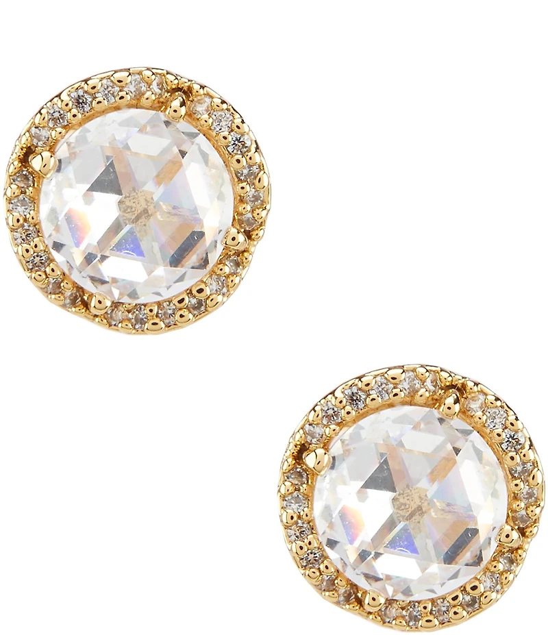 kate spade new york That Sparkle Pave Round Large Stud Earrings