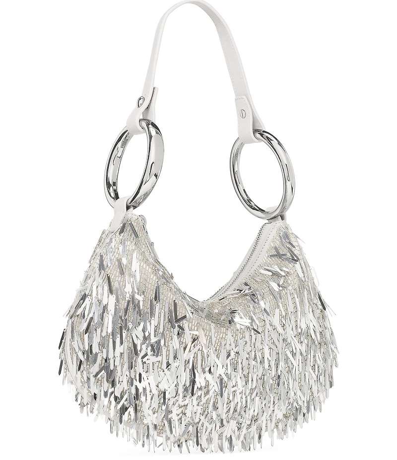 kate spade new york Bangle Bead Embellished Fringe Convertible Bag
