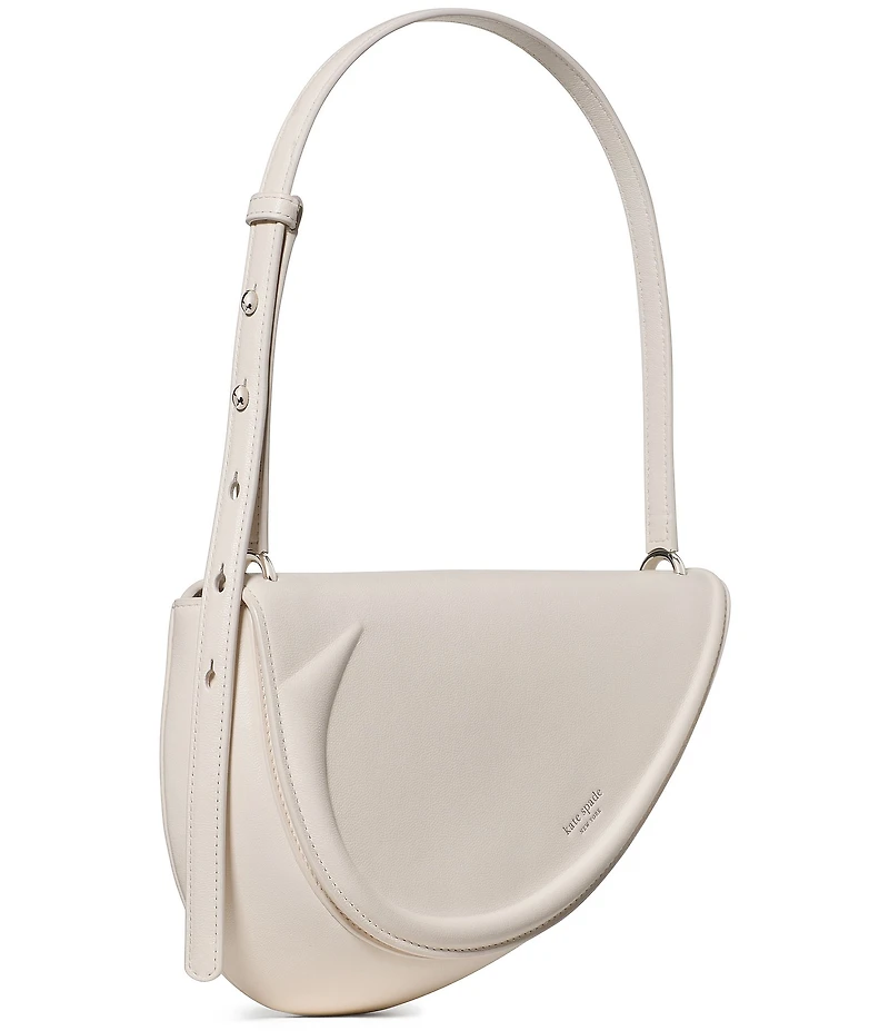 kate spade new york The Spade Fine Grain Leather Shoulder Bag