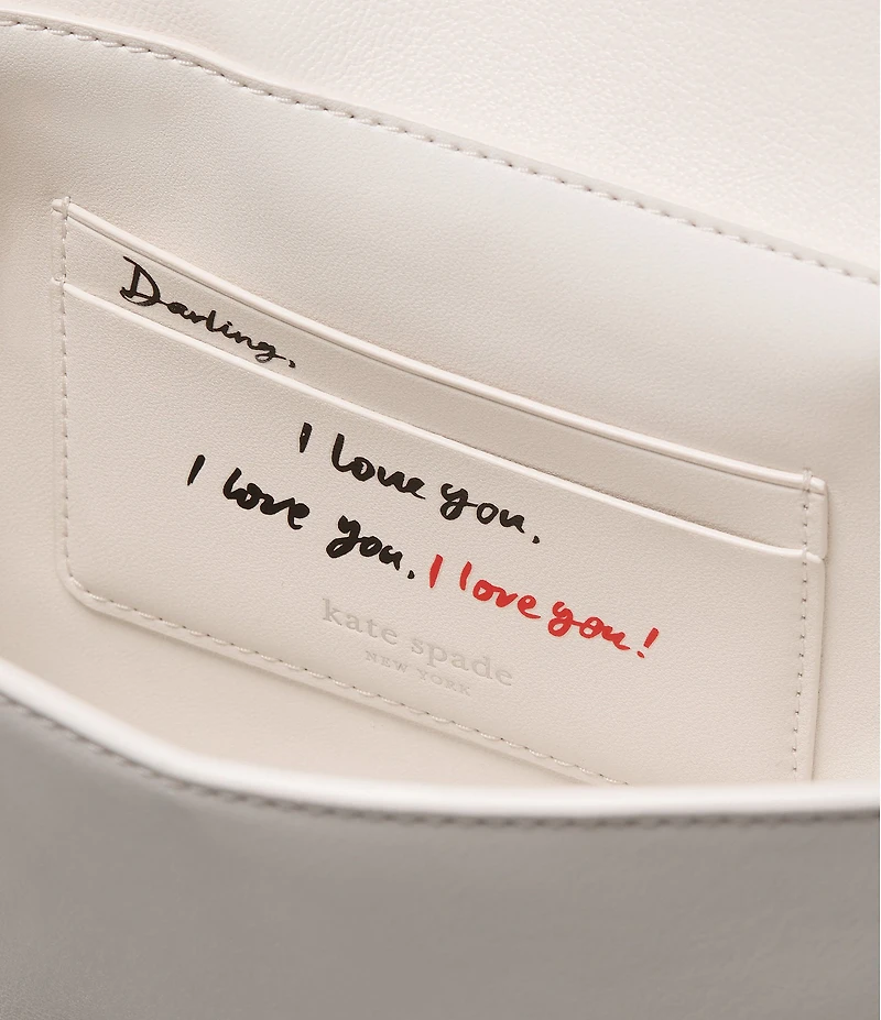 kate spade new york The Spade Fine Grain Leather Shoulder Bag