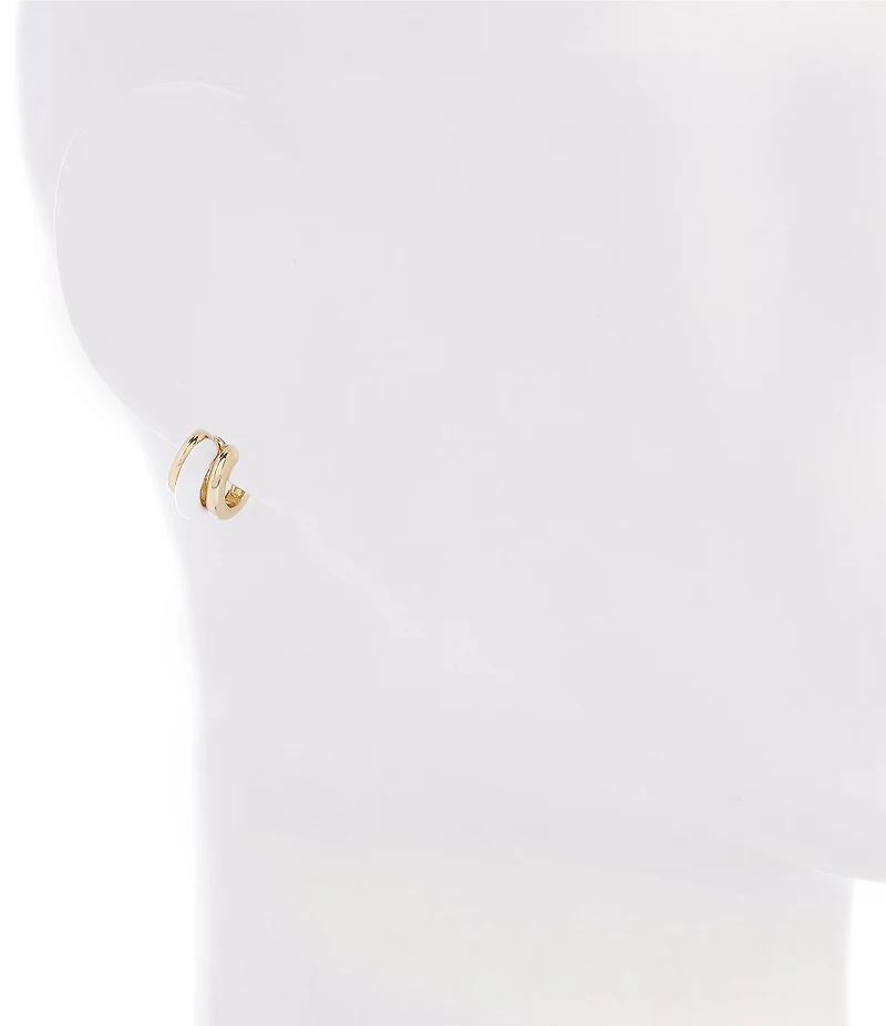 kate spade new york Tiny Twinkies Trio Huggie Hoop Earrings