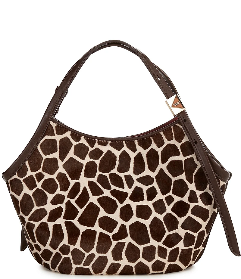 kate spade new york Tulip Deco Giraffe Animal Haircalf Small Tote Bag