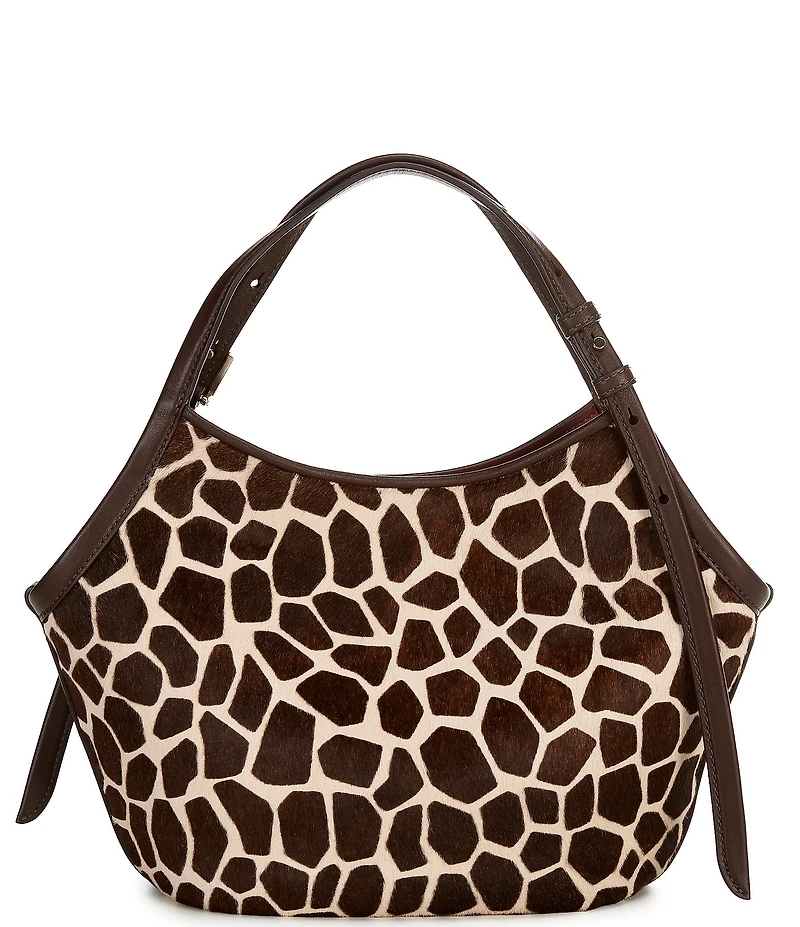 kate spade new york Tulip Deco Giraffe Animal Haircalf Small Tote Bag