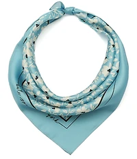 kate spade new york Wild Blooms Floral Silk Bandana Scarf