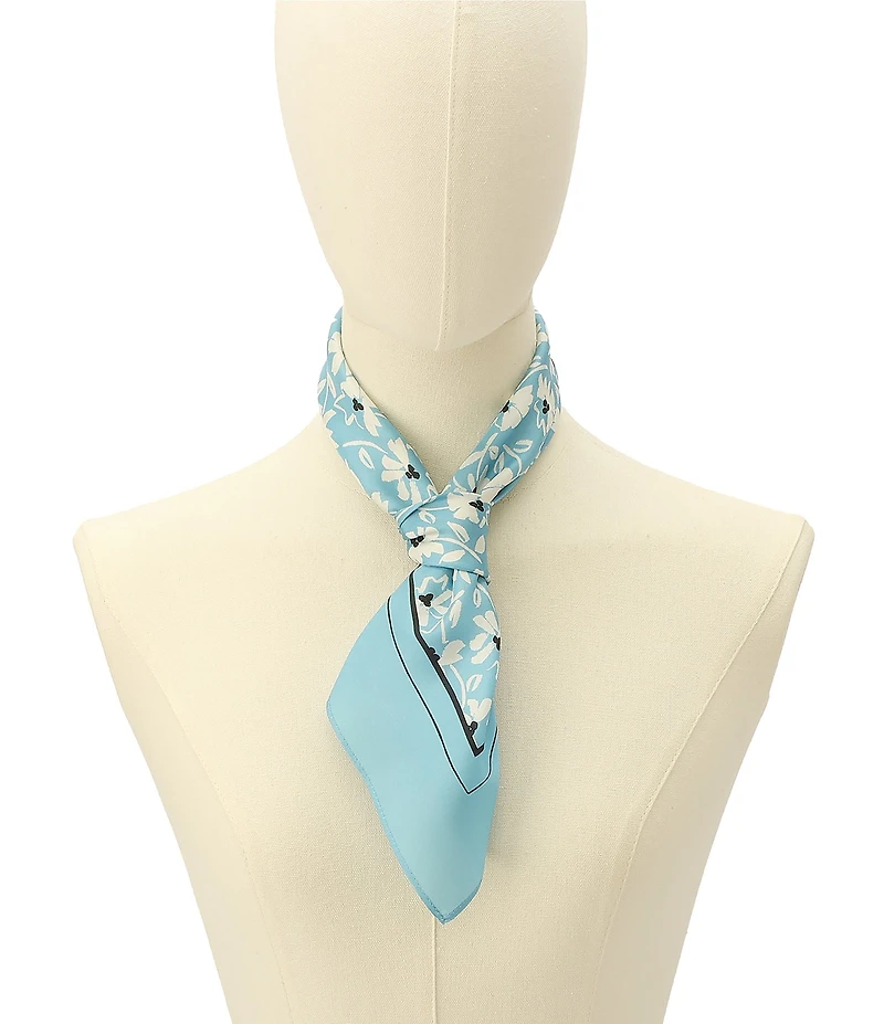 kate spade new york Wild Blooms Floral Silk Bandana Scarf