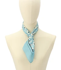 kate spade new york Wild Blooms Floral Silk Bandana Scarf