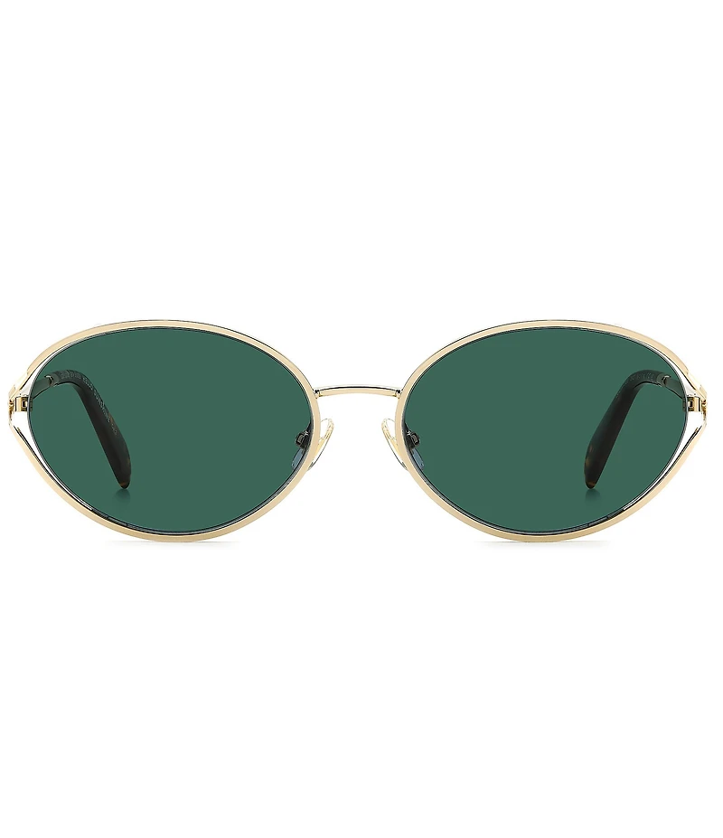 kate spade new york Women's Adina 54mm Oval Sunglasses