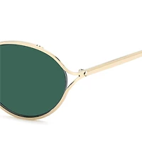kate spade new york Women's Adina 54mm Oval Sunglasses