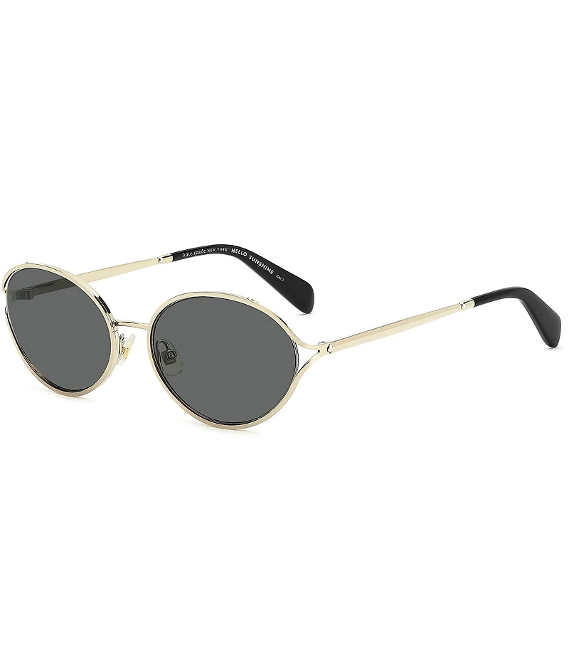kate spade new york Women's Adina 54mm Oval Sunglasses