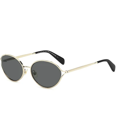 kate spade new york Women's Adina 54mm Oval Sunglasses