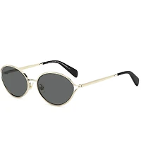 kate spade new york Women's Adina 54mm Oval Sunglasses