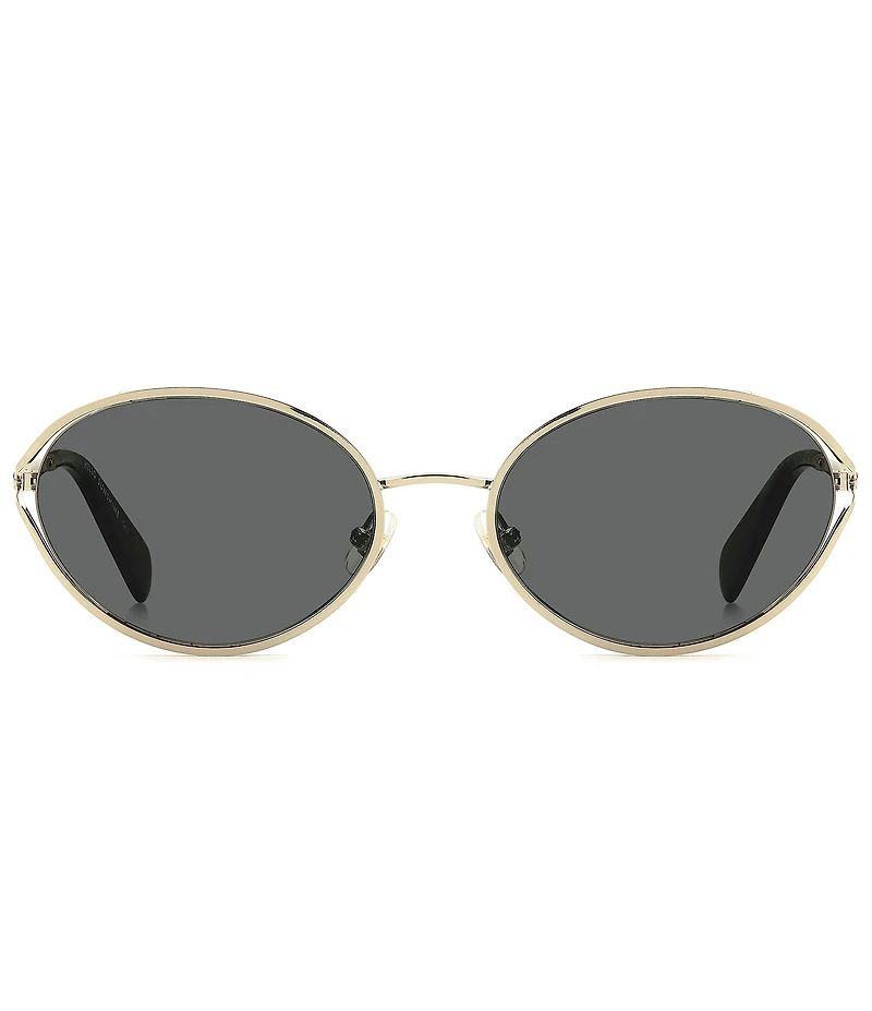 kate spade new york Women's Adina 54mm Oval Sunglasses