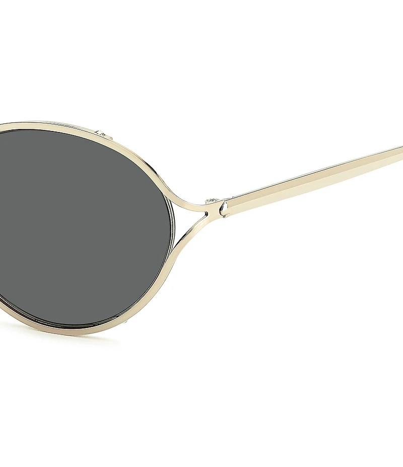 kate spade new york Women's Adina 54mm Oval Sunglasses