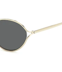 kate spade new york Women's Adina 54mm Oval Sunglasses