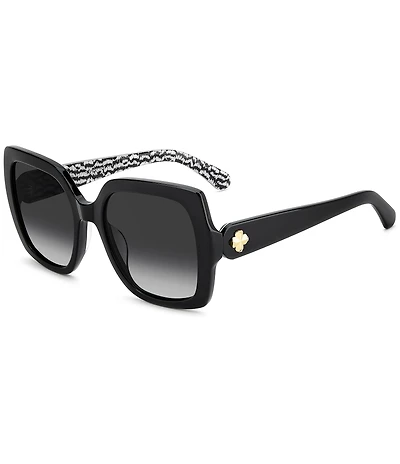 kate spade new york Women's Amaya 2/GS 55mm Polarized Square Sunglasses