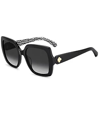 kate spade new york Women's Amaya 2/GS 55mm Polarized Square Sunglasses