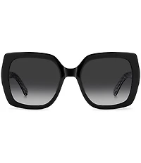 kate spade new york Women's Amaya 2/GS 55mm Polarized Square Sunglasses