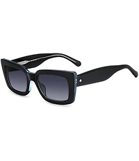 kate spade new york Women's Cailin 52mm Rectangle Sunglasses