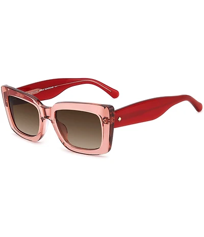 kate spade new york Women's Cailin 52mm Rectangle Sunglasses