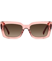 kate spade new york Women's Cailin 52mm Rectangle Sunglasses