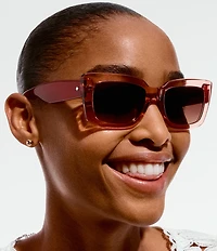 kate spade new york Women's Cailin 52mm Rectangle Sunglasses