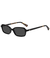 kate spade new york Women's CAROLINA 53mm Rectangle Sunglasses