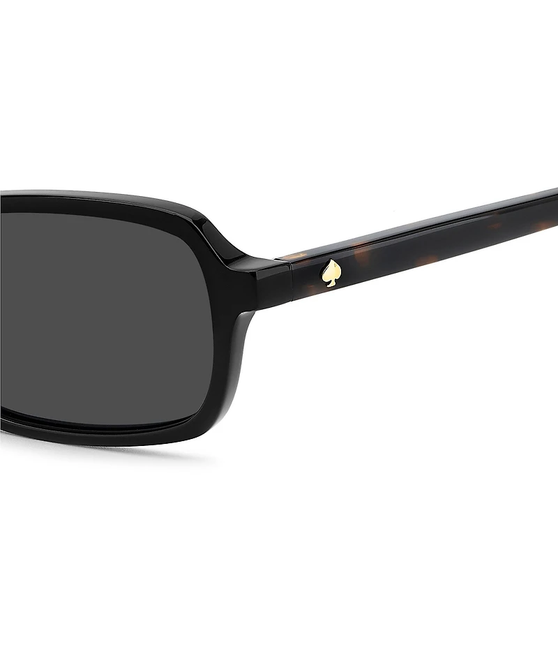 kate spade new york Women's CAROLINA 53mm Rectangle Sunglasses